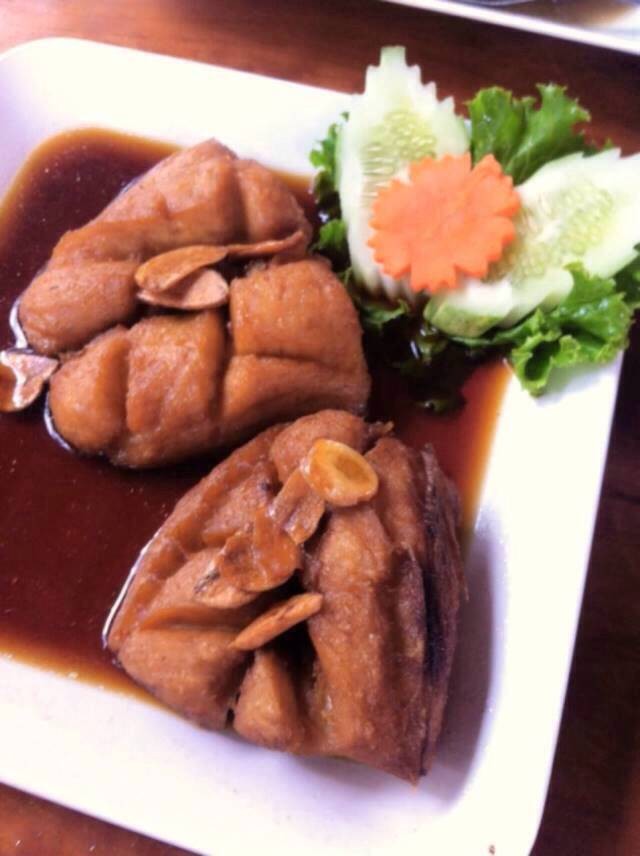 Deep-fried King Mackerel with soy sauce